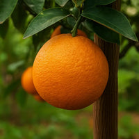 Thumbnail for Sour Orange Tree (Naranj Shiraz) fruit hanging on a tree with green leaves