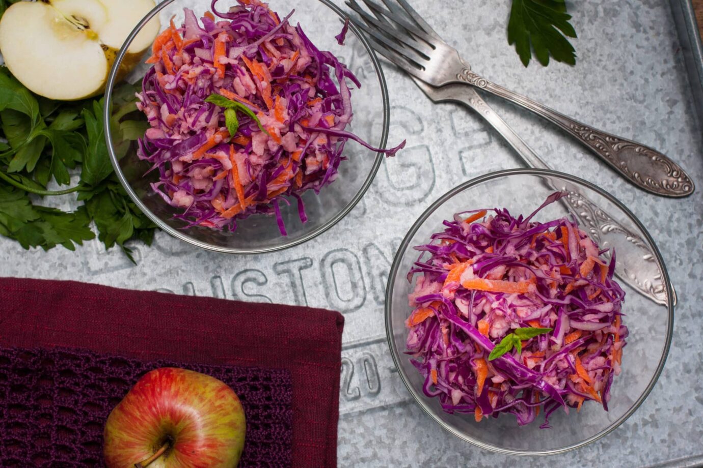 Vegan Apple Slaw Recipe