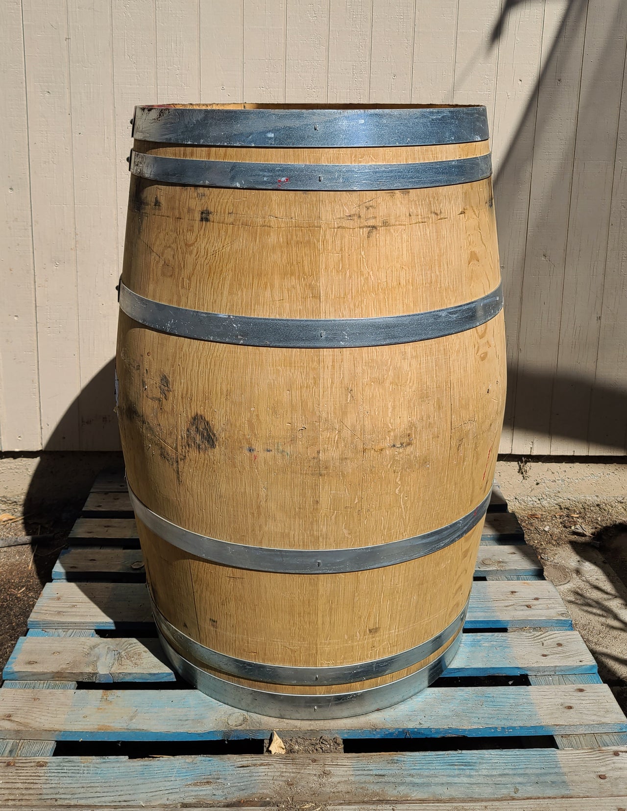 Wine Barrel Planter