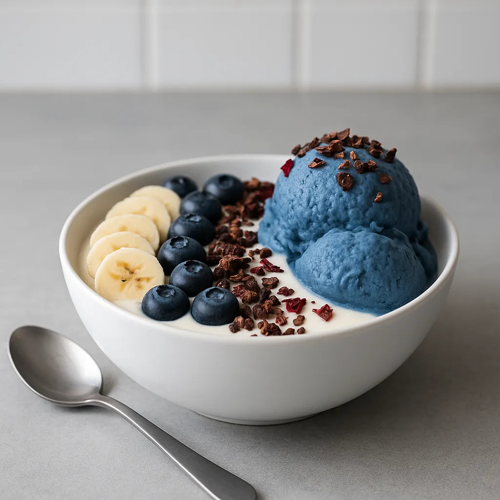 Blue Java dessert